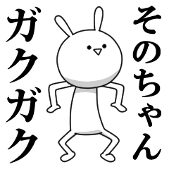 [LINEスタンプ] きも動く‼そのちゃん専用名前スタンプ