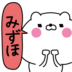 [LINEスタンプ] みずほ超専用★名前なまえスタンプ