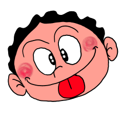 [LINEスタンプ] Laughs and smiles.