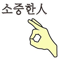 [LINEスタンプ] あなたはこのような人-korean