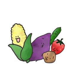 [LINEスタンプ] 野菜deメッセージ