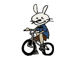 [LINEスタンプ] BMX Rabbit