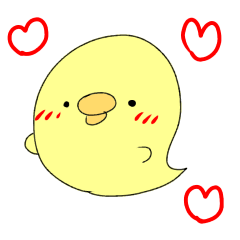 [LINEスタンプ] ぴちゃん