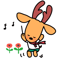 [LINEスタンプ] Little deer - Il Daino