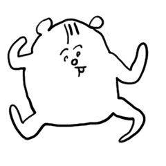 [LINEスタンプ] 動く物体たち