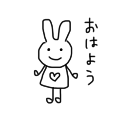 [LINEスタンプ] うさぎさん。2