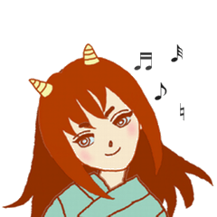 [LINEスタンプ] 鬼娘2