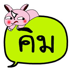 [LINEスタンプ] My name is Kim V.2