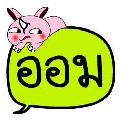 [LINEスタンプ] My name is Aom V.2