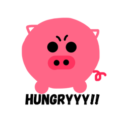 [LINEスタンプ] piggy cute