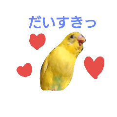 [LINEスタンプ] yellow bird rexy