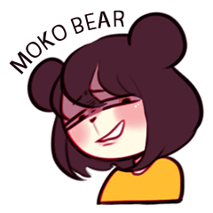 [LINEスタンプ] MOKO Bear's life 3