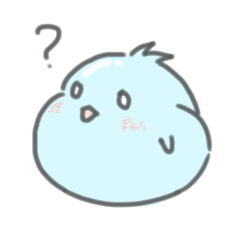 [LINEスタンプ] Blue Muaji