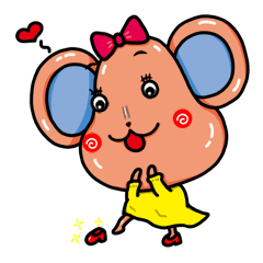 [LINEスタンプ] Bling-Bling Steven Mouse