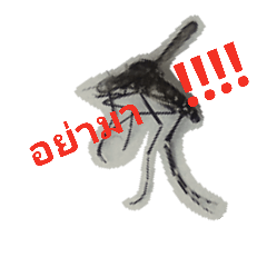 [LINEスタンプ] Busy Mosquito