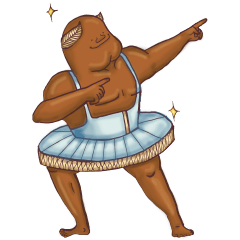 [LINEスタンプ] Bodybuilder like Ballet