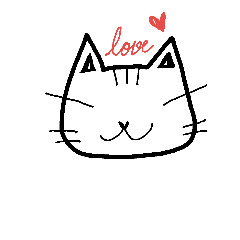 [LINEスタンプ] The cat meow