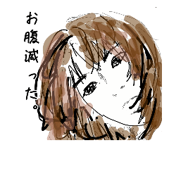 [LINEスタンプ] 男と女と犬 スケッチ風