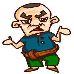 [LINEスタンプ] old man annoyed