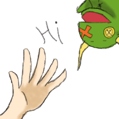 [LINEスタンプ] talk my hand