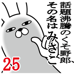 [LINEスタンプ] みさこが使う面白名前スタンプ25