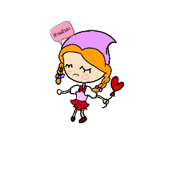 [LINEスタンプ] mikpinkhood