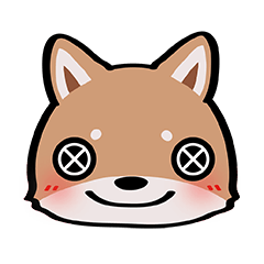 [LINEスタンプ] Button Dog