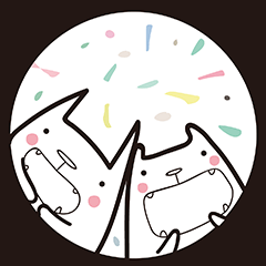 [LINEスタンプ] Milk＆Popotwo