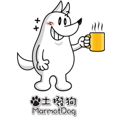 [LINEスタンプ] Marmot Dog