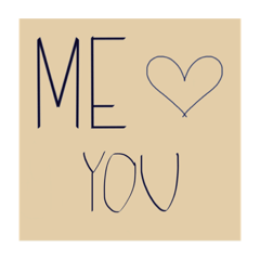 [LINEスタンプ] ME loves