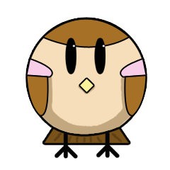 [LINEスタンプ] Little sparrow