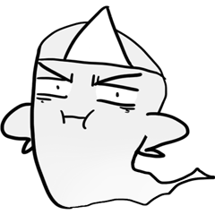 [LINEスタンプ] the ghost are not welcome