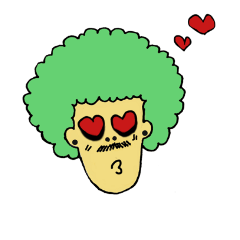 [LINEスタンプ] Moss Head