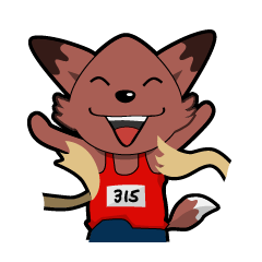 [LINEスタンプ] Marathon Fox