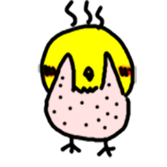 [LINEスタンプ] a chicken without fur