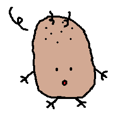 [LINEスタンプ] The Potato Head's Daily Life - Part 2