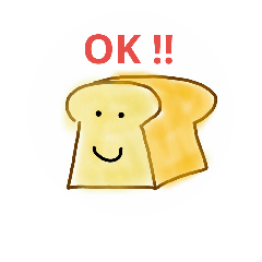 [LINEスタンプ] Happy Bread