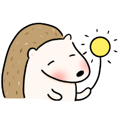 [LINEスタンプ] Little my Hedgehog 3