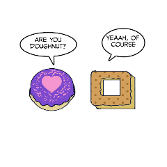 [LINEスタンプ] DOUGHNUT BREAKFASTING