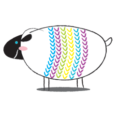 [LINEスタンプ] Wool Sheep