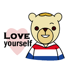 [LINEスタンプ] Love＆Peace Bear
