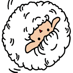 [LINEスタンプ] i am just a sheep