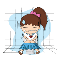 [LINEスタンプ] Rie naughty schoolgirl