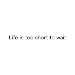 [LINEスタンプ] no more waiting