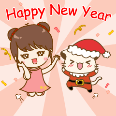 [LINEスタンプ] Nana's daily life-3 Happy New Year