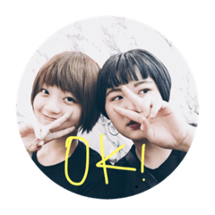 [LINEスタンプ] Girl and Girl and You