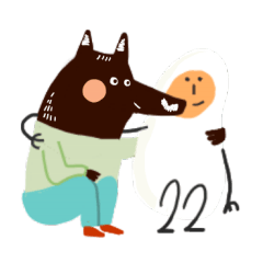 [LINEスタンプ] pupuegg