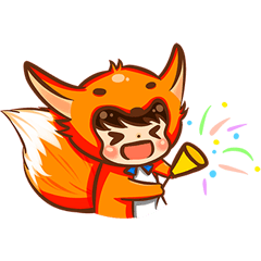 [LINEスタンプ] Little Fox's Daily Routine