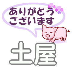 [LINEスタンプ] 土屋「つちや」さん専用。日常会話