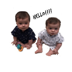 [LINEスタンプ] Twin Bros Thilo＆Joris